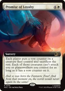Promise of Loyalty - Marvel Super Heroes Commander Decks