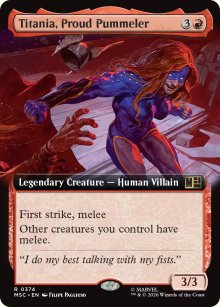 Titania, Proud Pummeler - Marvel Super Heroes Commander Decks