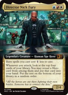 Director Nick Fury - Marvel Super Heroes Commander Decks