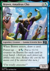 Brawn, Amadeus Cho - Marvel Super Heroes Commander Decks