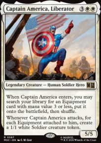 Captain America, Liberator - Marvel Super Heroes Commander Decks