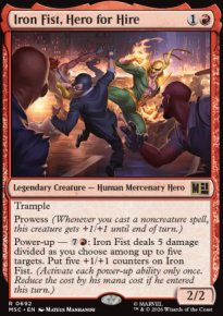 Iron Fist, Hero for Hire - Marvel Super Heroes Commander Decks