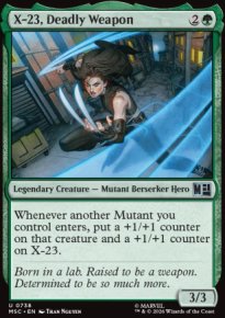 X-23, Deadly Weapon - Marvel Super Heroes Commander Decks