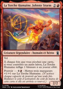 La Torche Humaine, Johnny Storm - Marvel Super Heroes