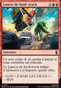 Lancer de food-truck - Marvel Super Heroes