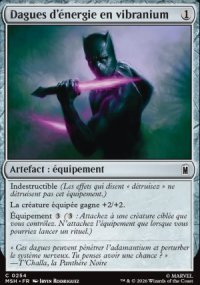 Dagues d'�nergie en vibranium - Marvel Super Heroes