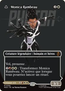 Monica Rambeau<br>Photon, lumi�re vivante