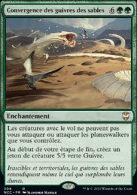 Convergence des guivres des sables - 