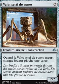 Valet serti de runes - 