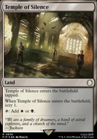 Temple du silence - 