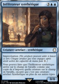 Infiltrateur synthtique - 