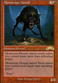 Chien monstrueux - Prerelease Promos