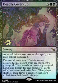 Dissimulation mortelle - Prerelease Promos