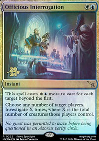 Interrogatoire officieux - Prerelease Promos