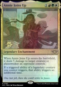 Annie rejoint l'quipe - Prerelease Promos