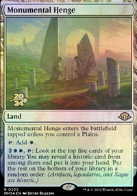 Cromlech monumental - Prerelease Promos