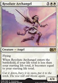 Archange de la rsolution - Prerelease Promos