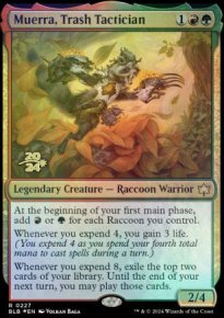 Muerra, tacticienne du rebut - Prerelease Promos