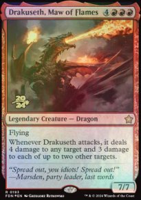 Drakuseth, gueule de flammes - Prerelease Promos