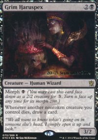 Aruspice sinistre - Prerelease Promos