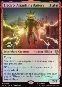 Electro, batterie lectrique d'assaut - Prerelease Promos