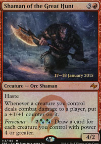 Shamane de la Grande chasse - Prerelease Promos