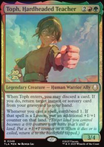 Toph, Hardheaded Teacher - Prerelease Promos