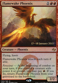 Phnix au sillage de flammes - Prerelease Promos