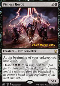 Horde impitoyable - Prerelease Promos