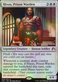 Hixus, gardien de prison - Prerelease Promos