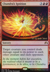 Embrasement de Chandra - Prerelease Promos