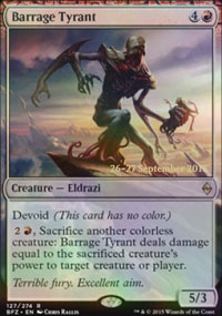 Tyran du barrage - Prerelease Promos