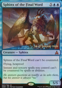 Sphinx du dernier mot - Prerelease Promos