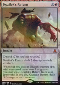 Retour de Kozilek - Prerelease Promos