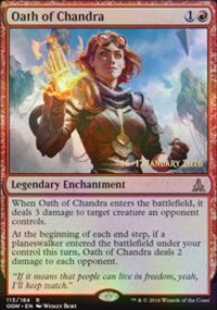 Serment de Chandra - Prerelease Promos