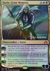 Sorin, nmsis sinistre - Prerelease Promos