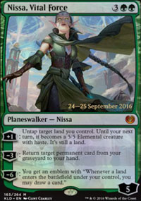 Nissa, force vitale - Prerelease Promos