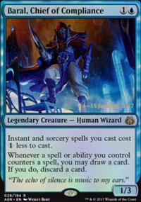 Baral, directeur de conformit - Prerelease Promos