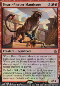 Manticore perce-cur - Prerelease Promos