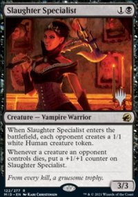 Spcialiste en massacre - Planeswalker symbol stamped promos