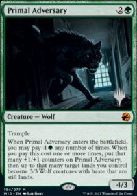 Adversaire primordial - Planeswalker symbol stamped promos