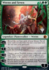 Wrenn et Sept - Planeswalker symbol stamped promos