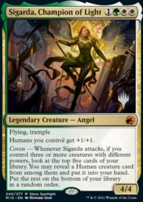 Sigarda, championne de la lumire - Planeswalker symbol stamped promos