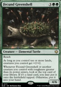 Carapace herbe fconde - Planeswalker symbol stamped promos