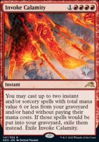 Invocation de calamit - Planeswalker symbol stamped promos