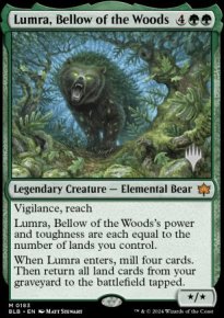 Lumra, mugissement des bois - Planeswalker symbol stamped promos