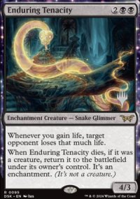 Enduring Tenacity - Planeswalker symbol stamped promos