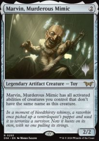 Marvin, mimique meurtrier - Planeswalker symbol stamped promos