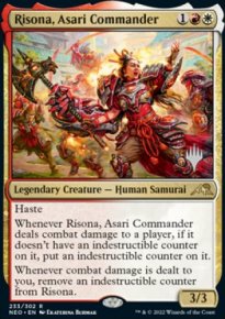 Risona, commandante Asari - Planeswalker symbol stamped promos