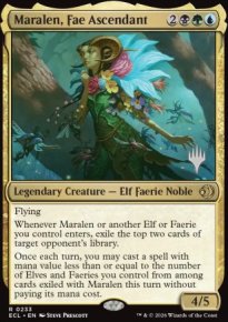 Maralen, ascendante f� - Planeswalker symbol stamped promos